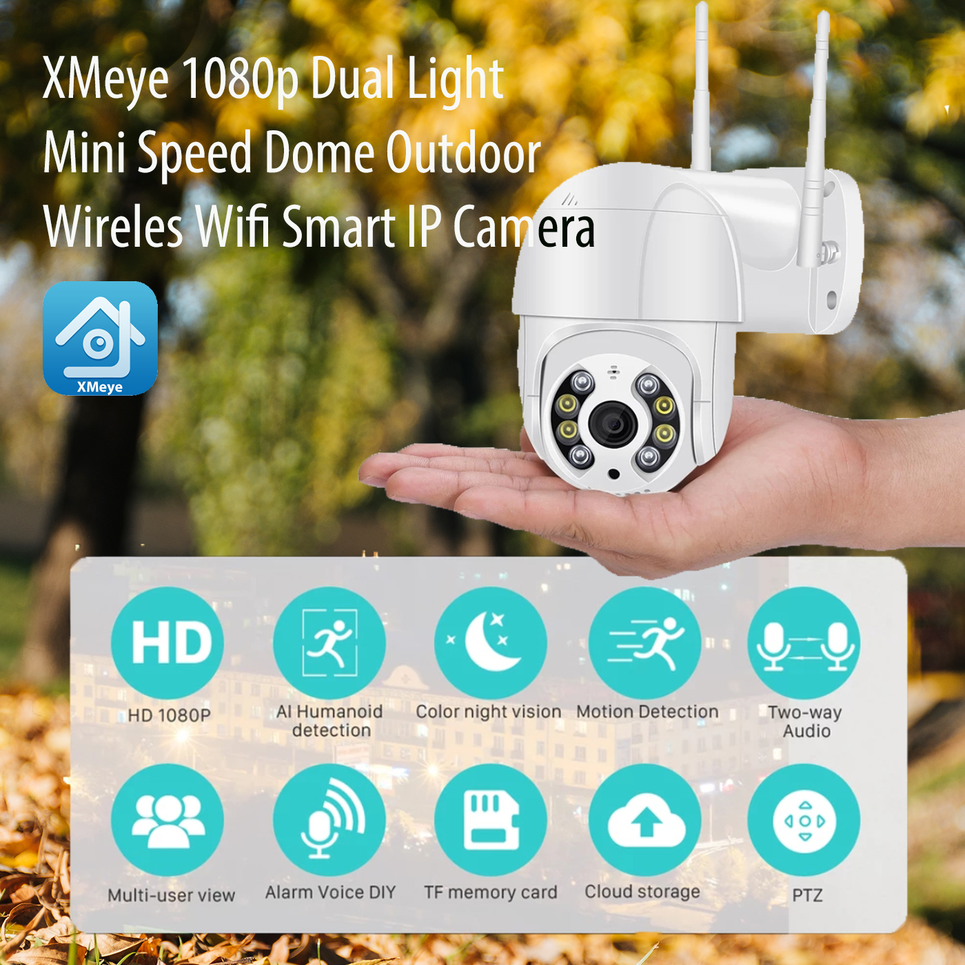 Ptz wifi vodootporna ip kamera