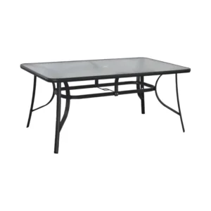 Expert pravougaoni sto providno staklo 150 x 90 x 70 cm Valencia